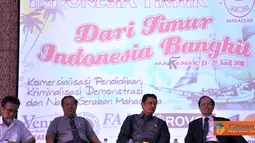 Fadel Muhammad Berdialog dengan BEM UIN