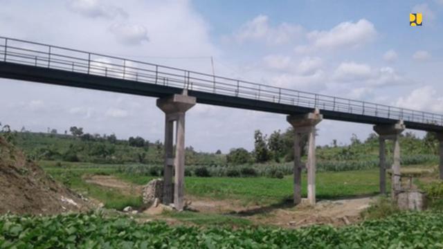 Salah satu proyek program Pengembangan Infrastruktur Sosial Ekonomi Wilayah (PISEW). Dok Kementerian PUPR