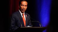 Presiden Jokowi menyapa Warga Negara Indonesia (WNI) di Amopura Gathering, Museum Te Papa, Selandia Baru, Senin (19/3/2018) (Dok. Istana Negara)