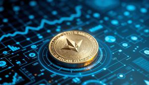 Aset digital kripto Cardano (ADA). (Foto by AI)