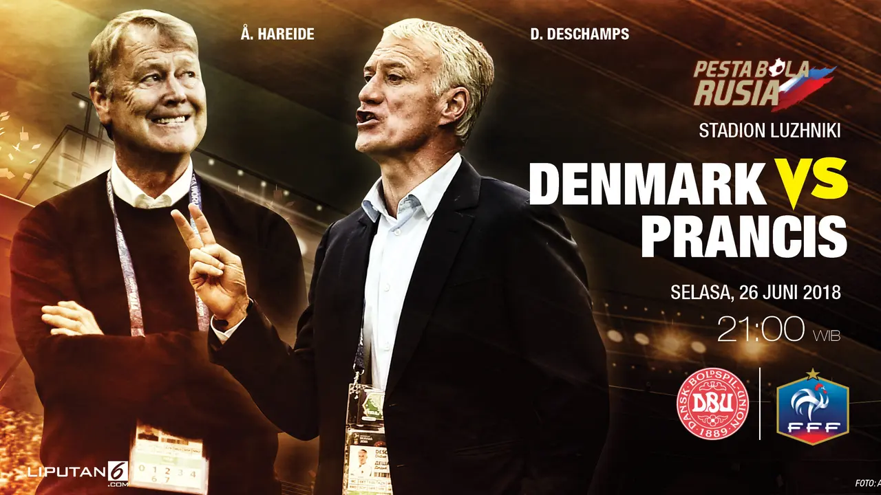 Prediksi Denmark vs Prancis