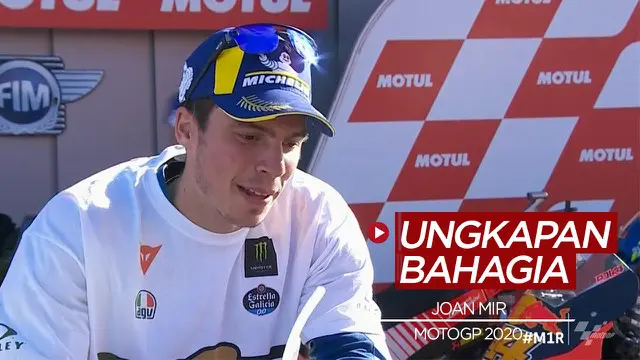 VIDEO: Ungkapan Bahagia Joan Mir Usai Dipastikan Jadi Juara MotoGP 2020