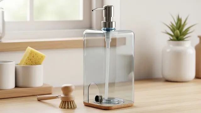 Tempat Sabun Cuci dari Galon Bekas (AI Generated)