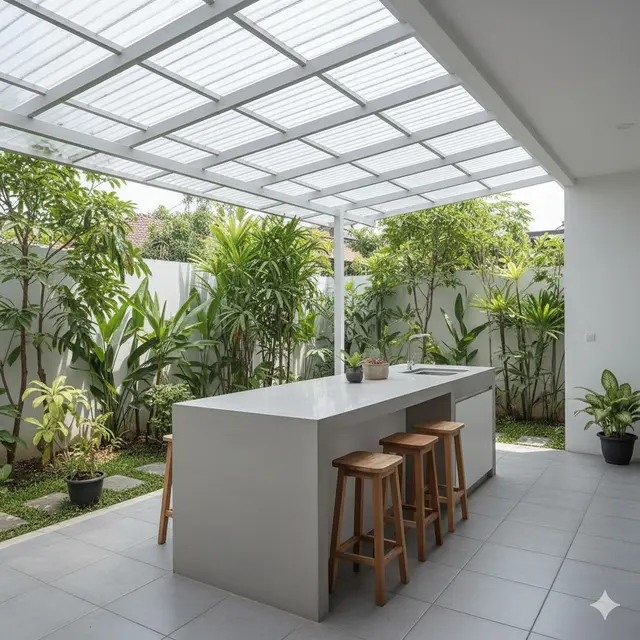 Model Dapur Belakang Rumah. Gemini