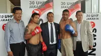 Jelang duel petinju Mukhlis Roy vs Allan Tanada (Windi Liputan6.com)