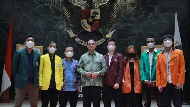 Gubernur DKI Jakarta Anies Baswedan Bersama Para Ketua BEM universitas se-DKI Jakarta