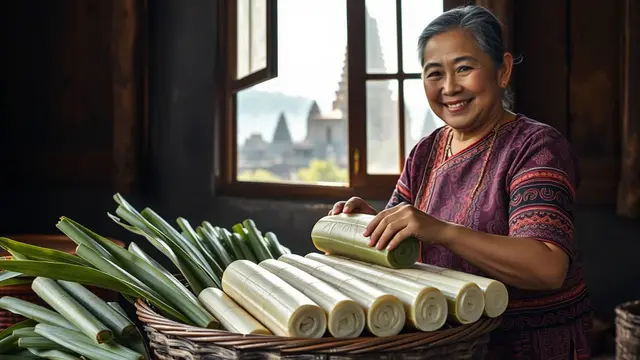 resep lontong