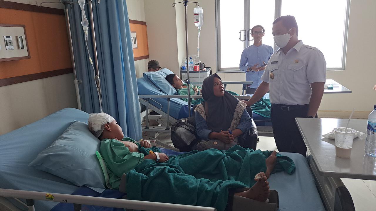 10 Santri Kecelakaan Tunggal di Puncak, Cianjur