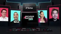 Konferensi pers virtual mengenai kampanye edukasi terbaru dari TikTok, yakni #SerunyaBelajar Ada di TikTok.
