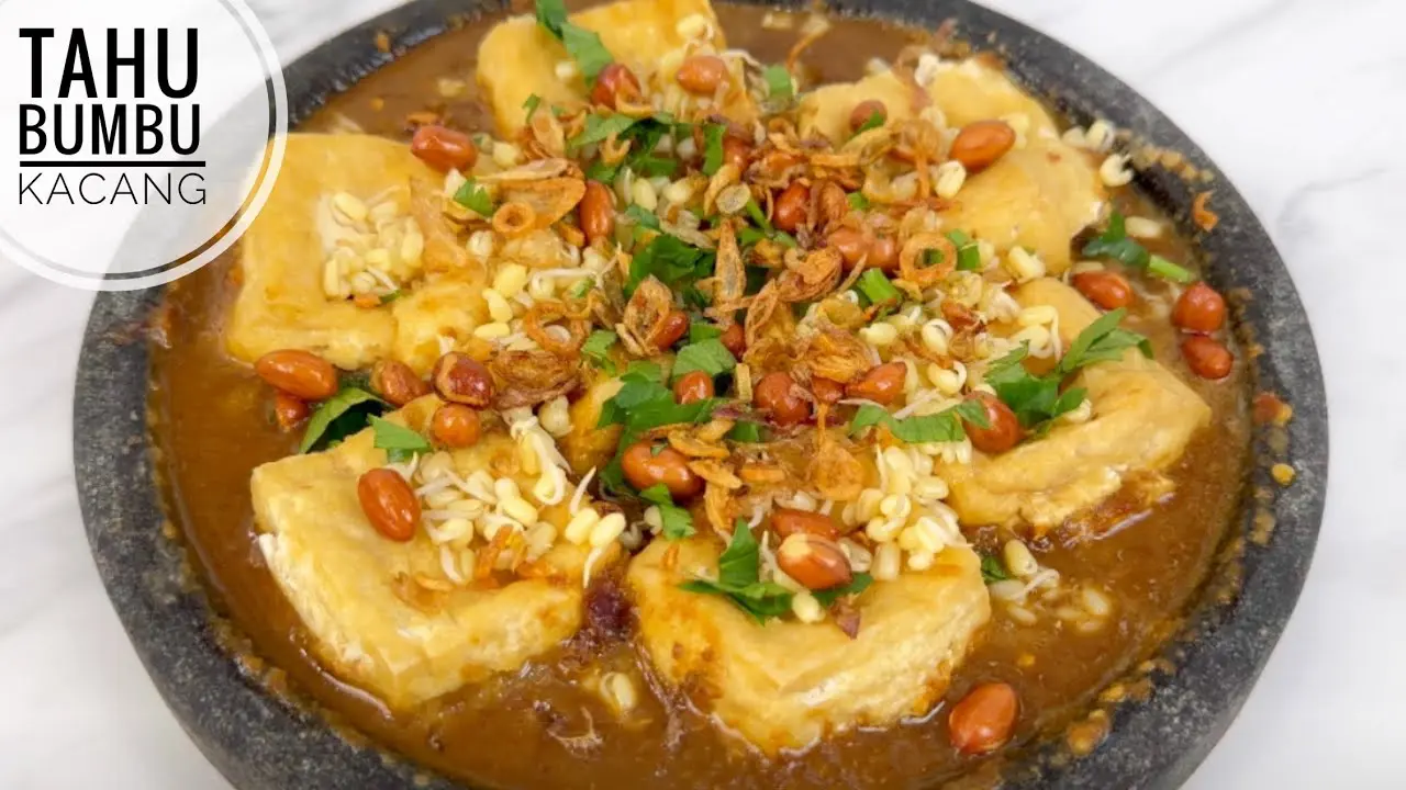 Tahu Bumbu Kacang