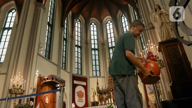 Sambut Hari Raya Natal 2024, Gereja Katedral Jakarta Bersolek