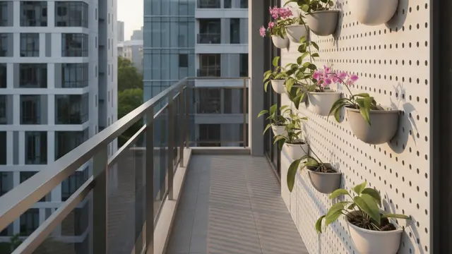 Model Balkon Rumah Sempit yang Tetap Bisa Ditanami. AI