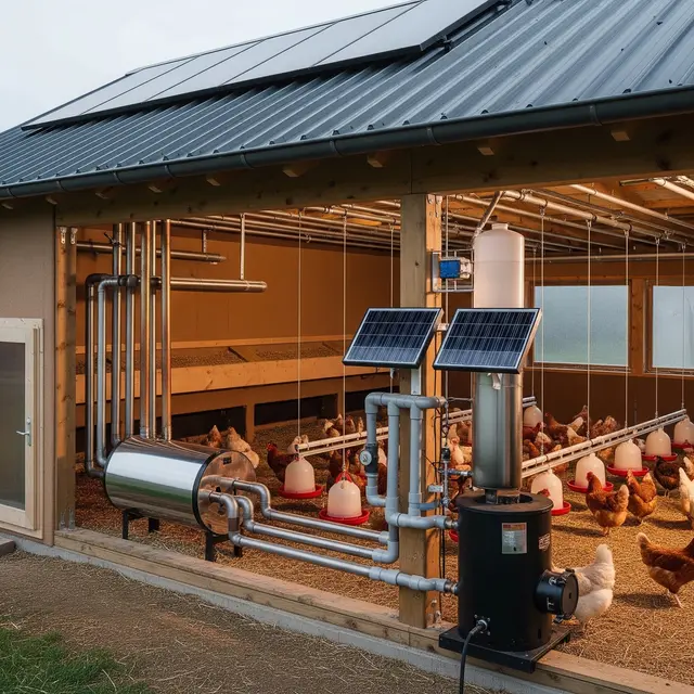 Ide Kandang Ayam Modern Tanpa Listrik Tapi Tetap Otomatis (Image by Gemini AI