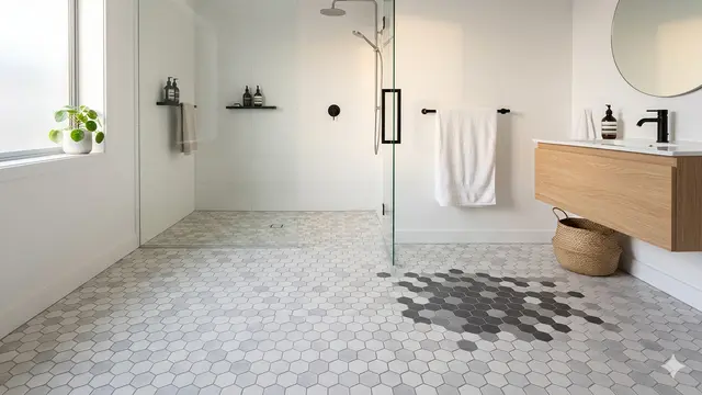 Pilihan Lantai Kamar Mandi yang Tidak Licin. Gemini