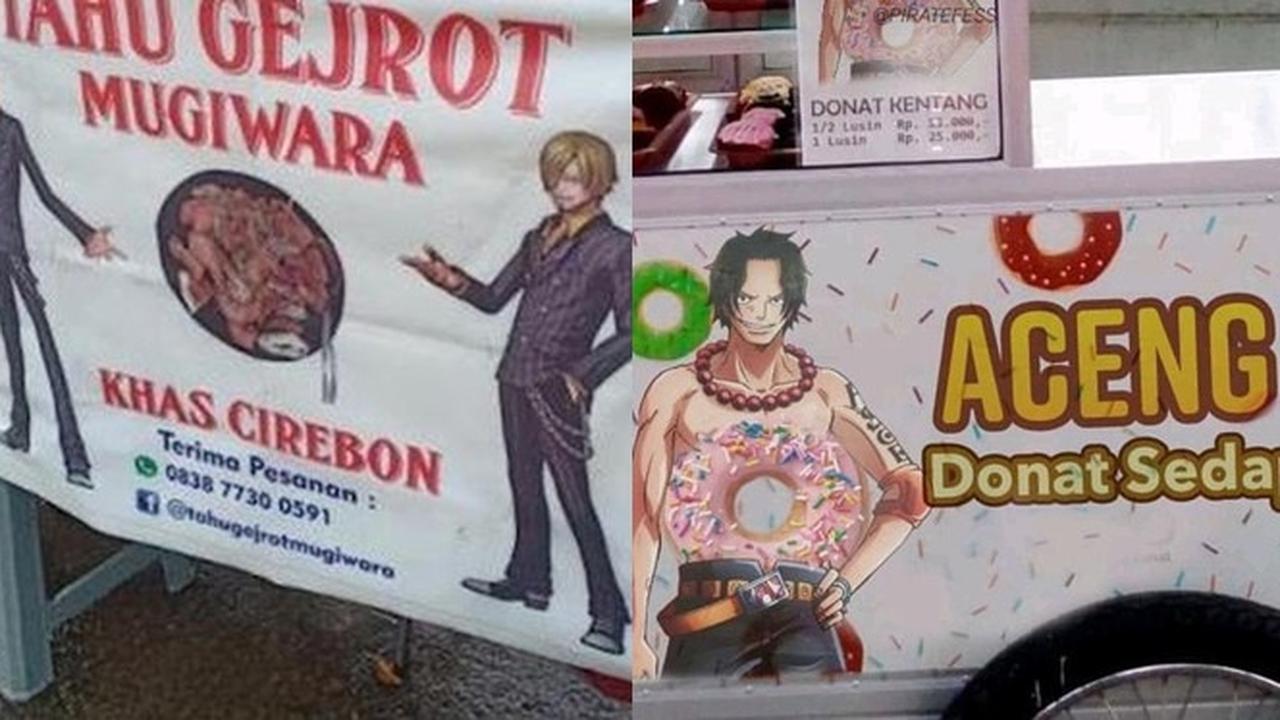 6 Nama Warung Terinspirasi dari Anime One Piece Ini Kelewat Unik, Kocak