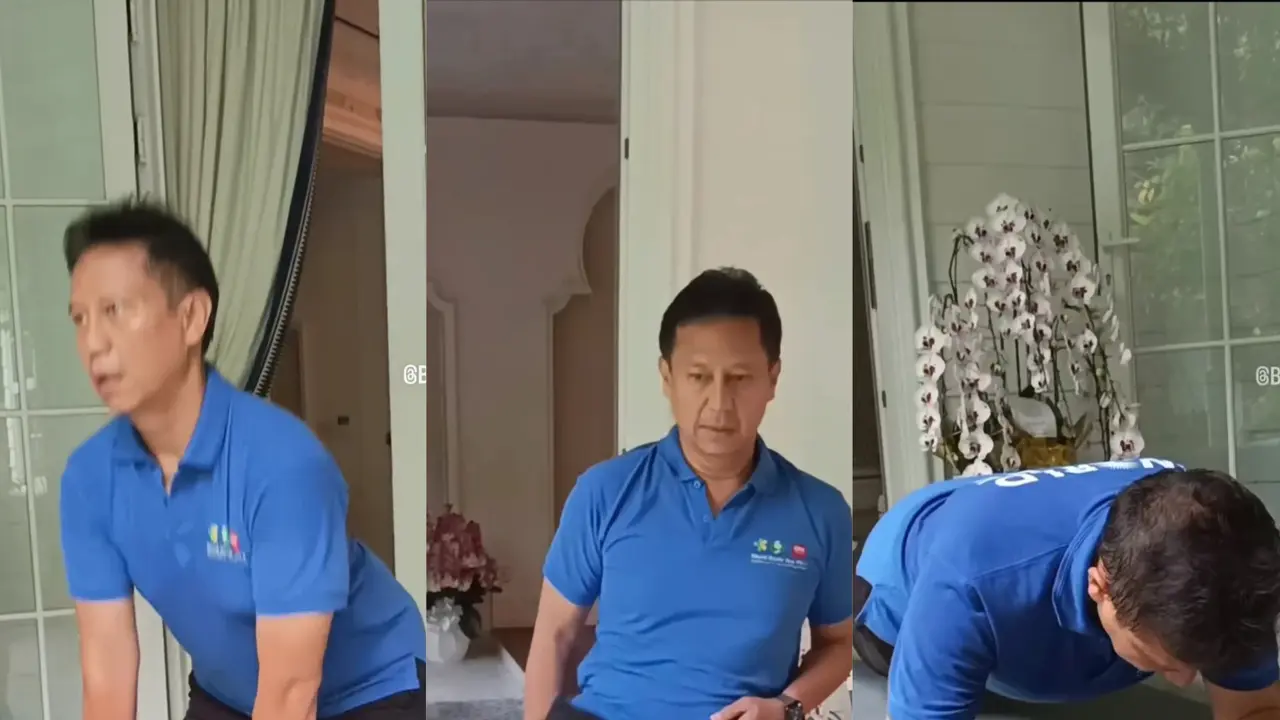 Menteri Kesehatan RI, Budi Gunadi Sadikin, Rutin Olahraga Latihan Otot Demi Persiapan Full Marathon di Umur 60 Tahun pada September Mendatang (Instagram.com/bgsadikin).