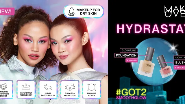 Rangkain terbaru Make Over untuk kulit kering/dok. Make Over