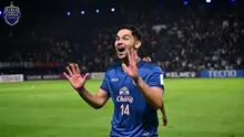 Aksi bek kanan Buriram United, Sandy Walsh saat menjamu Melbourne City dalam laga leg kedua babak 16 besar AFC Champions League Elite 2025/2026 di Chang Arena, Selasa (10/2/2026). (Dok. Buriram United)