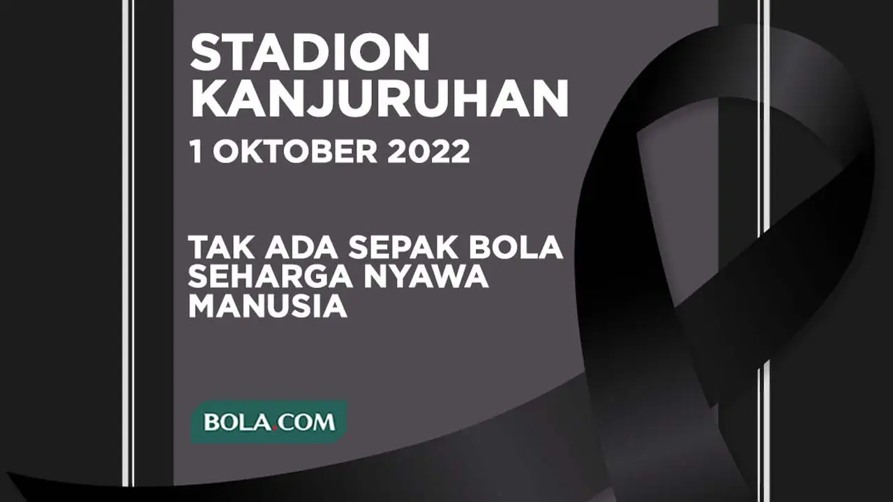Ilustrasi - Duka Cita Sepak Bola Warna Hitam - Stadion Kanjuruhan 1 Oktober 2022_Ver 2