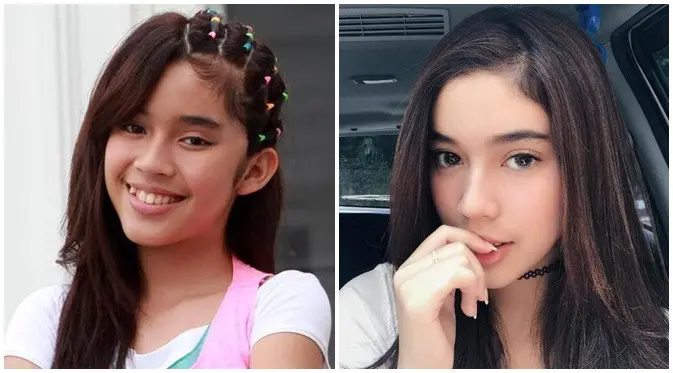 Fay Nabila, dulu dan sekarang. (Liputan6.com Instagram/faynabilarizka)