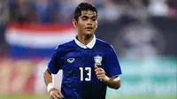Bek timnas Thailand U-19, Sarayut Sompin, harus pulang lebih dini dari Piala AFF U-19 2016 karena cedera. (Bola.com/Football Channel Asia)