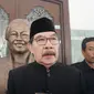 Mantan Ketua KPK Antasari Azhar saat ditemui di rumas dinas Wali Kota Solo, Sabtu (14/9).(Liputan6.com/Fajar Abrori)