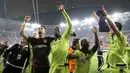  Anderlecht menyingkirkan tim kuat Olympiacos dengan agregat gol 3-1 dan lolo ke babak 16 besar Liga Europa. (REUTERS/Alkis Konstantinidis)