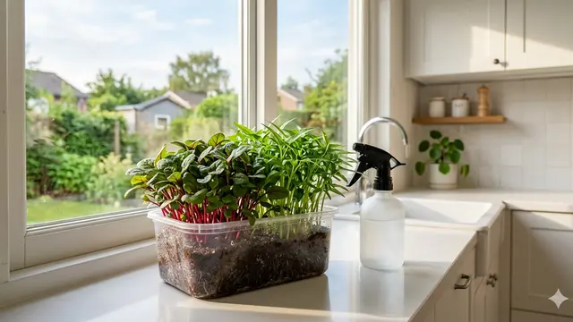 Ide Usaha Microgreen Kit untuk Urban Farming. Gemini