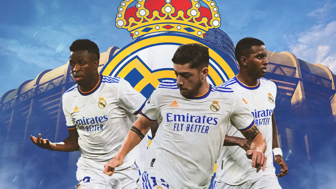 Real Madrid - Vinicius Junior, Federico Valverde, Rodrygo