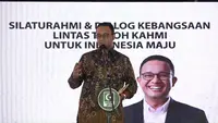 Anies Baswedan menyinggung soal sejumlah menteri yang bicara penundaan Pemilu 2024. (Foto: Tangkapan layar siaran YouTube Kahmi Jaya Official)