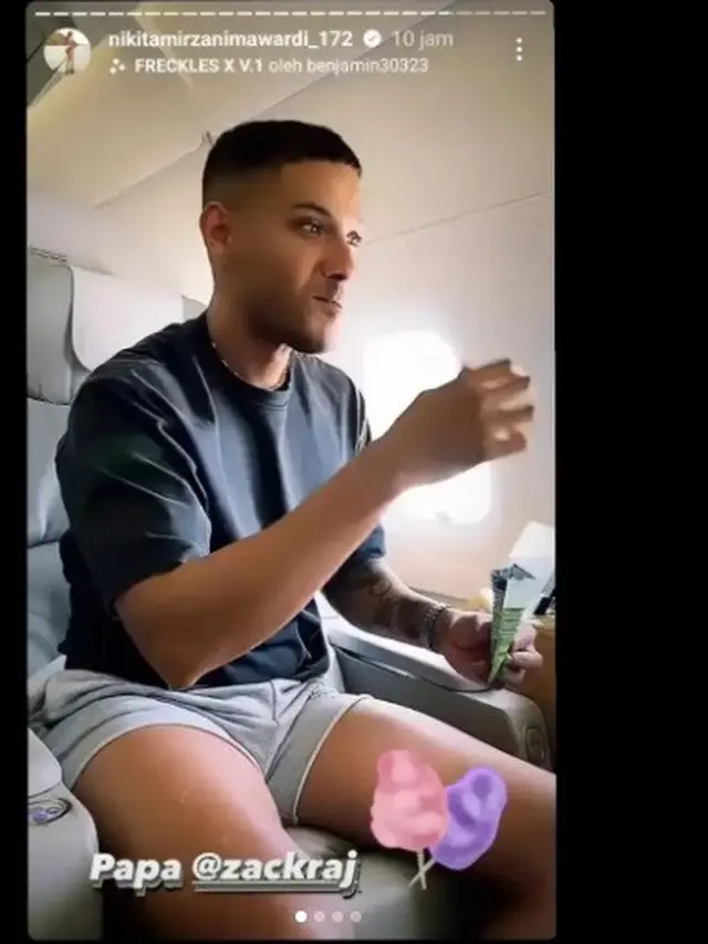 Faraj Achmad dipanggil papa oleh Nikita Mirzani (Foto: Instagram nikitamirzanimawardi_172 via lambe__danu)