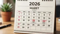 Daftar Lengkap Tanggal Merah Maret 2026: Libur Nasional dan Cuti Bersama Menanti