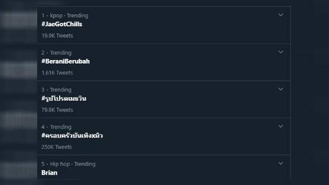 Trending topic #BeraniBerubah