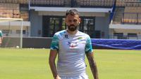 Gelandang Persib Bandung asal Spanyol, Tyronne Del Pino Ramos. (Bola.com/Erwin Snaz)