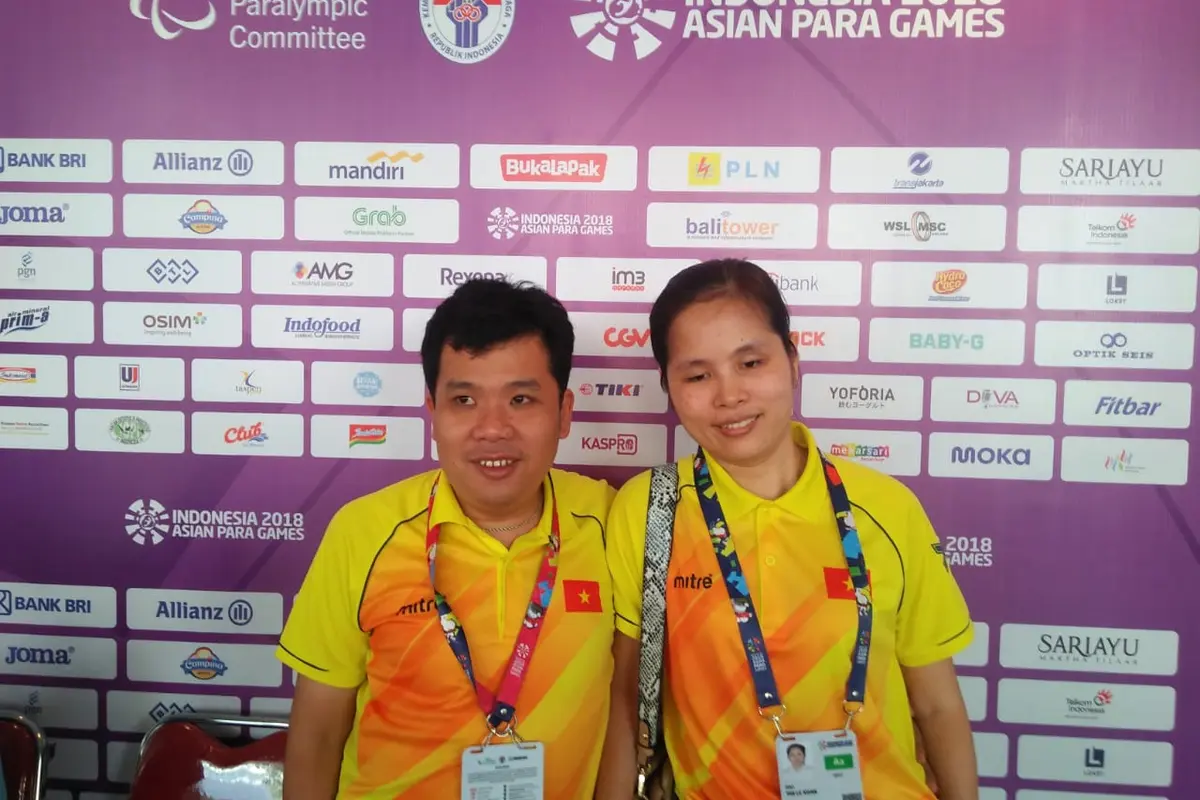 Nguyen Manh Hung dan Dao Thi Le Xuan, Asian Para Games 2018