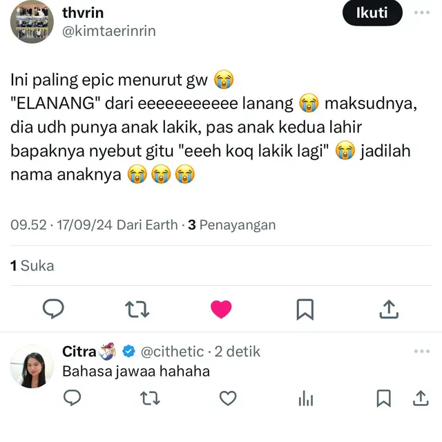 6 Nama Unik Orang Ini Bikin Terheran-heran, Asal Usulnya Tak Terduga