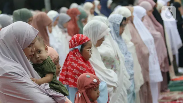Sholat Idul Adha di Masjid Agung Al-Azhar