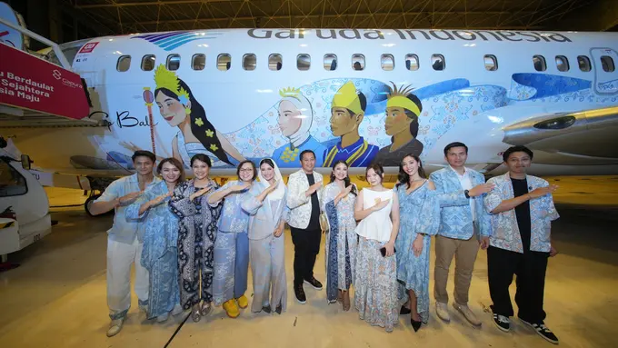 Kolaborasi spesial Garuda Indonesia dan Cap Bali dalam memeriahkan HUT 80 RI