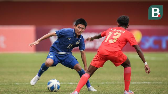 Thailand Vs Myanmar - Piala AFF U-16 2022