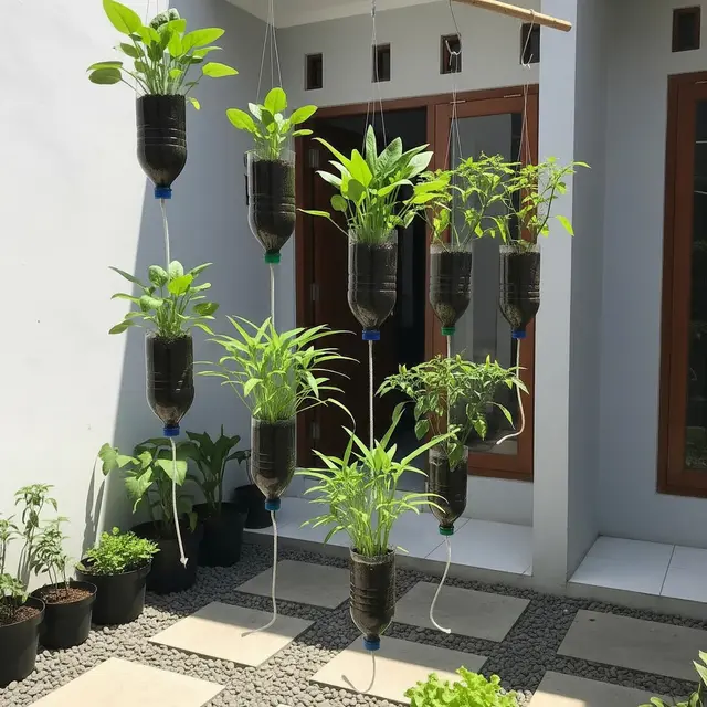 Cara Membuat Kebun Sayur Gantung dari Botol Bekas, Panduan Praktis dan Ramah Lingkungan