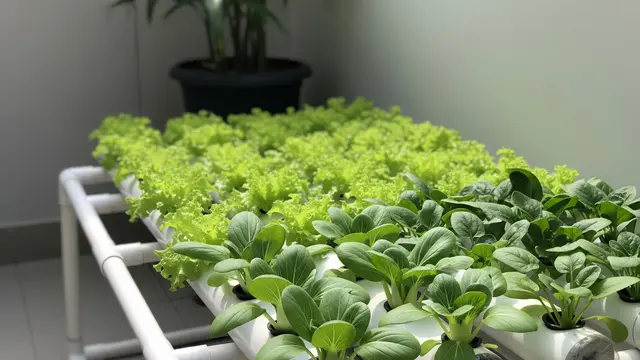 Kebun Sayur Mini Sistem Hidroponik Sederhana