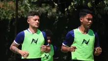 Syamsir Alam berlatih bersama Borneo FC di Batu, Malang. (Bola.com/Iwan Setiawan)