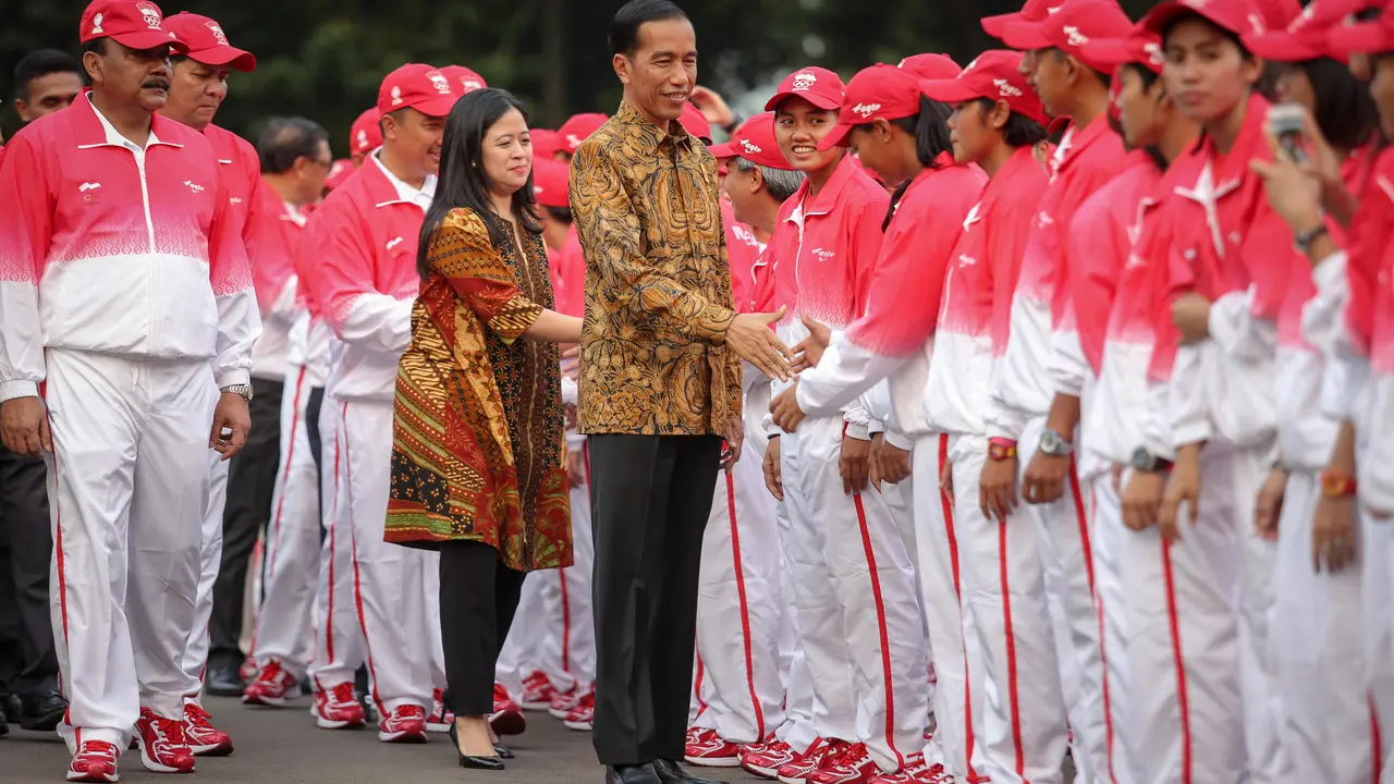 Lepas Kontingen SEA Games, Jokowi Hitung Jumlah Emas