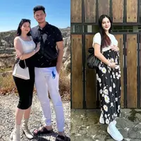 Sedang menikmati masa-masa kehamilan, Yasmine Ow, istri dari Aditya Zoni selalu terlihat cantik dan memukau. Meski baby bump-nya kian membesar, Yasmine Ow istri Aditya Zoni tetap tampil stylish dengan outfit bumil yang kekinian. Berikut potretnya! (Instagram/real_aditya1/yxsmine.ow).