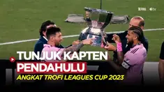 Berita Video, momen Lionel Messi memberikan kepada kapten Inter Miami sebelumnya, DeAndre Yedlin untuk angkat trofi bersama saat mereaih gelar juara Leagues Cup 2023