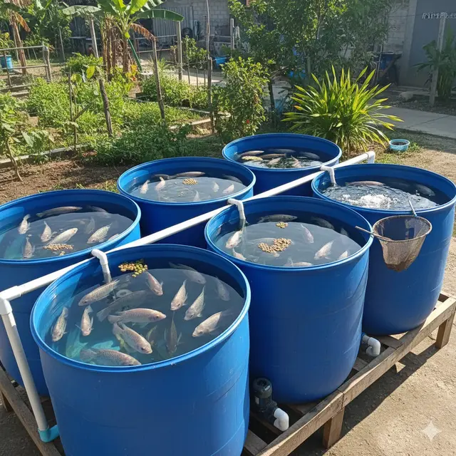 Ikan yang Cocok Dibudidayakan di Drum Bekas (Foto: Gemini AI)
