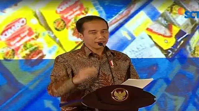 Presiden Joko Widodo atau Jokowi menuding lawan politiknya sengaja menghembuskan isu bahwa daya beli masyarakat terus menurun 