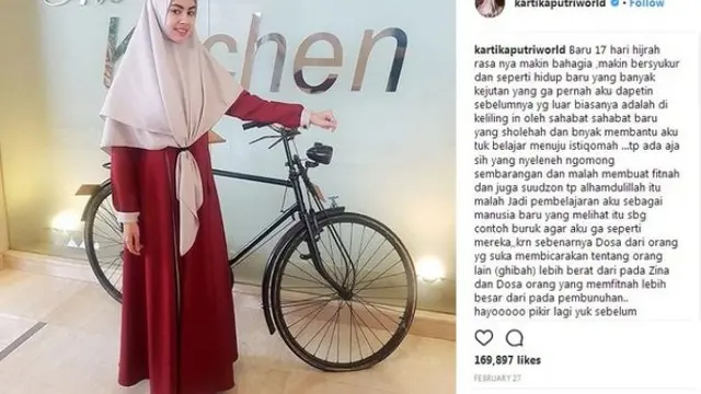 Credit: @kartikaputriworld/gtr/Kapanlagi.com