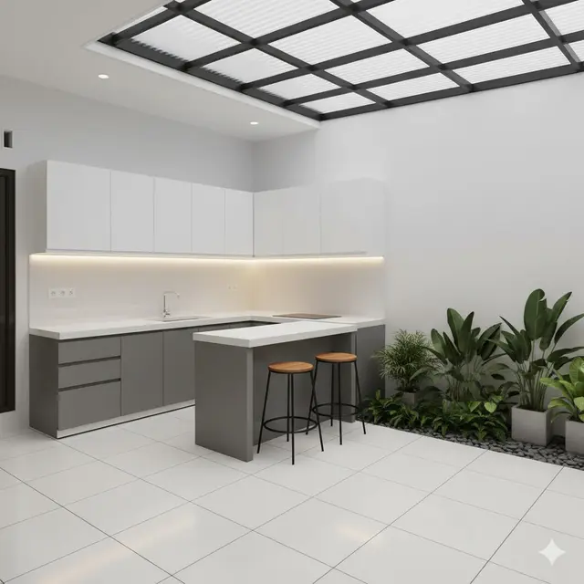 Model Dapur Belakang Rumah. Gemini