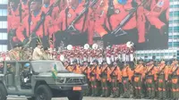Pesan Panglima ke Prajurit Saat Prabowo Inspeksi Pasukan di HUT TNI: Tatapan Mata yang Tajam